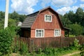 Dmitrov. Country houses in garden plots.